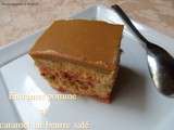 Entremet pommes et caramel au beurre salé