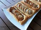 Feuilleté au boudin blanc en sucré salé