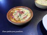 Flan petits pois jambon