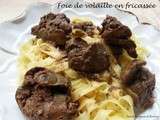 Foie de volaille en fricasee