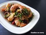 Gambas au curry