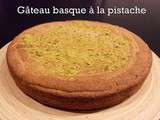 Gateau basque a la pistache