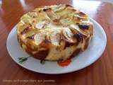 Gâteau de fromage blanc aux pommes