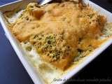 Gratin de patates douces mimolette pistaches