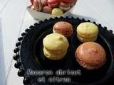 Macarons citron ou abricot