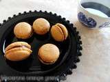 Macarons orange grand marnier