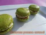 Macarons pomme caramel