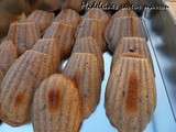 Madeleines saveur marron