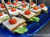 Mini club pesto mozza tomate