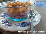 Mousse perlée au melon