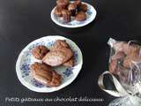 Petits gâteaux au chocolat délicieux