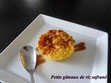 Petits gâteaux de riz safrané