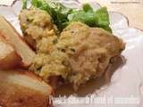 Poulet sauce a l'oeuf et amandes