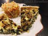 Quiche florentine aux moules