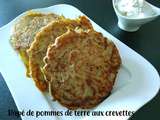 Râpé de pommes de terre aux crevettes