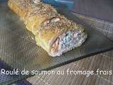 Roulé de saumon au fromage frais