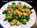 Salade de crevettes mangue avocat