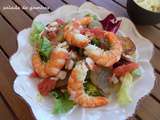 Salade de gambas