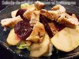 Salade de poulet pommes betterave