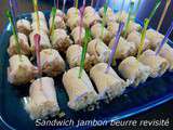 Sandwich jambon beurre revisite