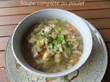 Soupe complète au poulet