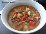 Soupe de lentilles