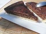 Tarte au chocolat fondante