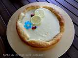 Tarte au citron sans cuisson