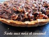 Tarte aux noix et caramel