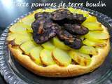 Tarte pommes de terre boudin