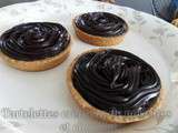 Tartelettes cremeux de noisettes et chocolat