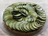 Tatin de courgettes a la mozzarella