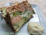 Terrine aux 2 saumons et courgettes