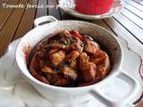 Tomate farcie au poulet