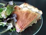 Tourte jambon poireaux