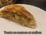 Tourte saumon et endives