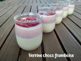 Verrine choco framboise