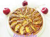 Tarte aux nectarines et pistaches