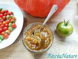 Confiture de Novembre aux Tomates Vertes, à la Banane, au Gingembre et à la Cannelle