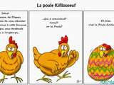 #Dessin du Mois : Bientôt Pâques, La Poule Kifilosoeuf