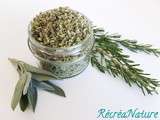 #Recette de Condiment Maison : Sel de Guérande Parfumé aux Herbes Aromatiques du #Jardin