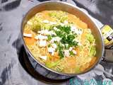 Soupe de Nouilles Chinoises aux Légumes d'Hiver et à la Pâte de Curry Vert