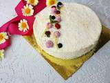 Entremets citron-fruits rouges