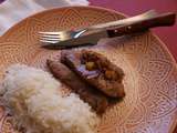 Aiguillettes de canard au miel (sauce express)