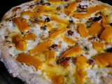 Pizza potiron, roquefort et noix (express)