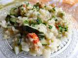 Risotto paresseux aux crevettes et courgettes (Recettes autour d’un ingrédient #21)