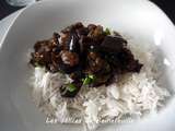 Aubergines sautées à la chinoise