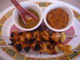 Brochettes de poulet indochinoises