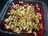 Crumble aux fraises