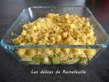 Crumble de courgettes aux Curly